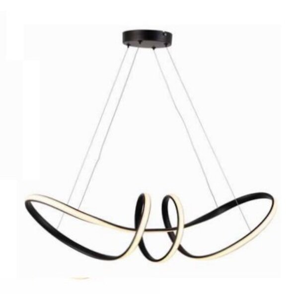 Pendente Strip Preto Sky-3020-pt Skylight