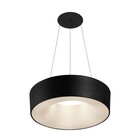 Pendente Sushi Alum Preto 530mm 6e27 Forma Da Luz