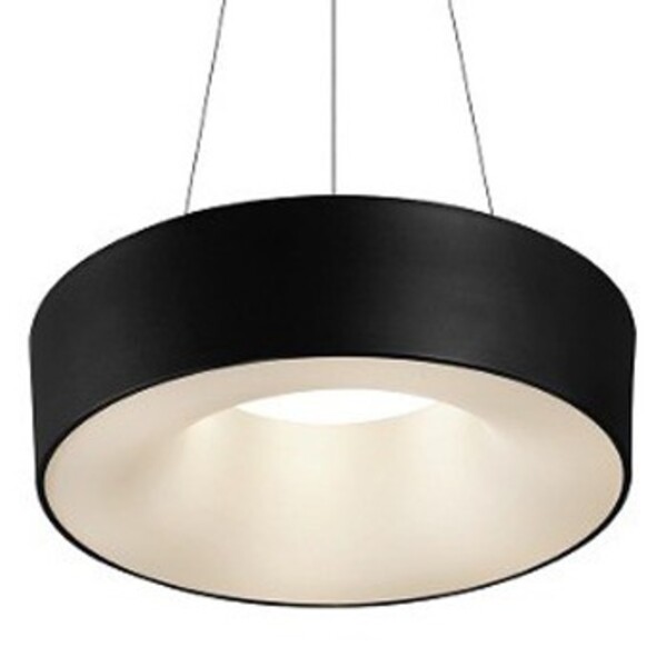 Pendente Sushi Preto 37cm 4e27 Forma Da Luz