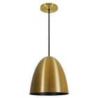 Pendente Taça Modern Dourado Preto