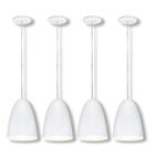 Pendente Taça Sunshine Branco Kit Com 4