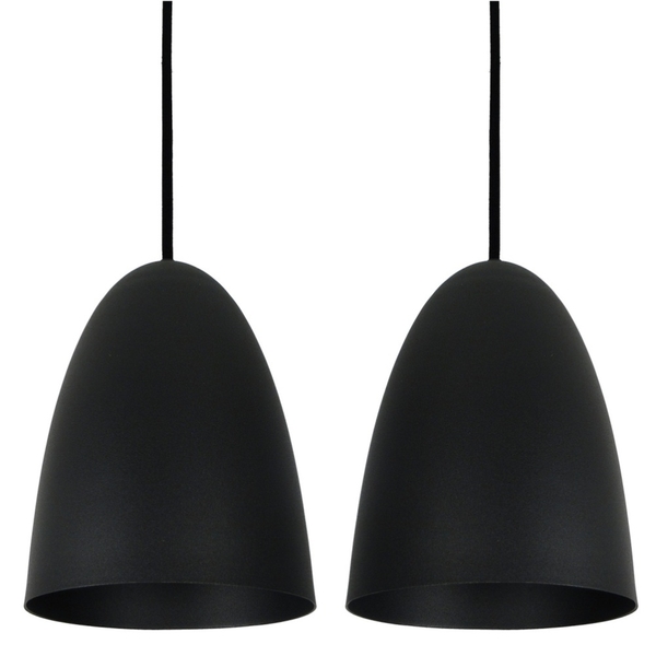 Pendente Taça Sunshine Preto Kit Com 2