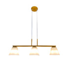 Pendente Taiyo Dourado Fosco Para Salas E Quartos G9 Bivolt