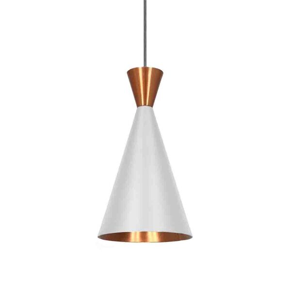 Pendente Taj Mahal Branco/cobre 15 5x29cm 3064