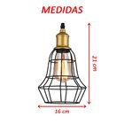 Pendente Taschibra Aço 40w Vintage Preto Lustre De Teto 160