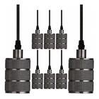 Pendente Taschibra Dot Metal Rock E27 Bivolt Preto Perolado