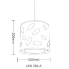 Pendente Taschibra Uni 760-a Branco