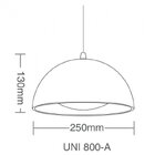 Pendente Taschibra Uni 800-a Acobreado