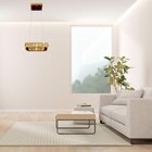 Pendente Tokyo Led Quadrado 14wtkyg252514w4kqdpd Bronzearte G