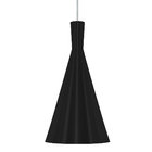 Pendente Tom Dixon Funil Corneta Gourmet Preto Com Cobre