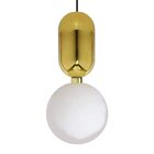 Pendente Tom Metal 24x50cm Dourado