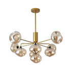 Pendente Topus Bronze Cúpula Âmbar 9g9