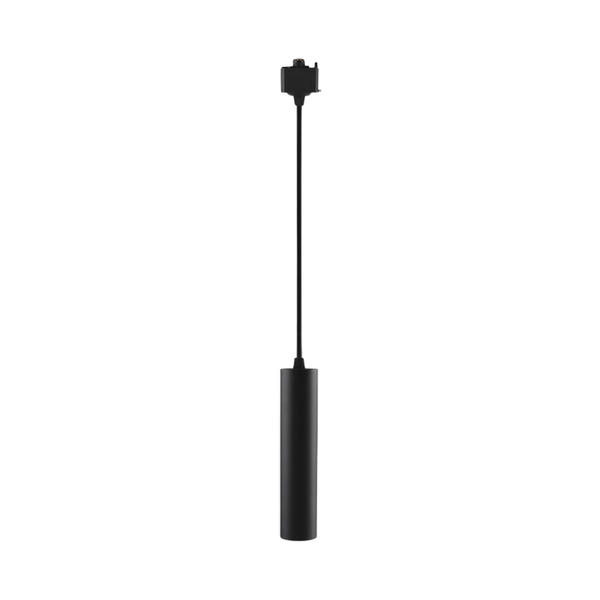 Pendente Track Para Trilho 7w 3000k Preto 20cm Ip20 Bivolt Em