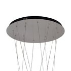 Pendente Transparente 60cm 38.5cm 6x7w 3000k 2040lm Água Bell