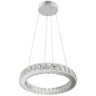 Pendente Trasparente Cristal Tokyo Redondo 40cm 28W LLUM Bronzearte