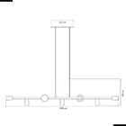 Pendente Trilho Copinho B/7 Dourado