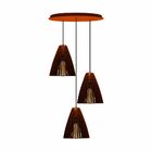 Pendente Trio - Mountain - Marrom