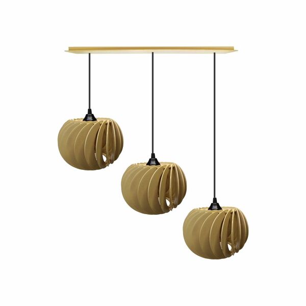 Pendente Trio Rt- Turbine- Marfim