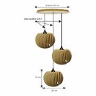 Pendente Trio - Turbine - Marfim