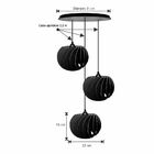 Pendente Trio - Turbine - Preto