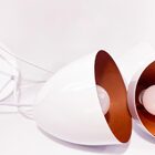 Pendente Triplo Em Alumínio Bell Trio - Branco