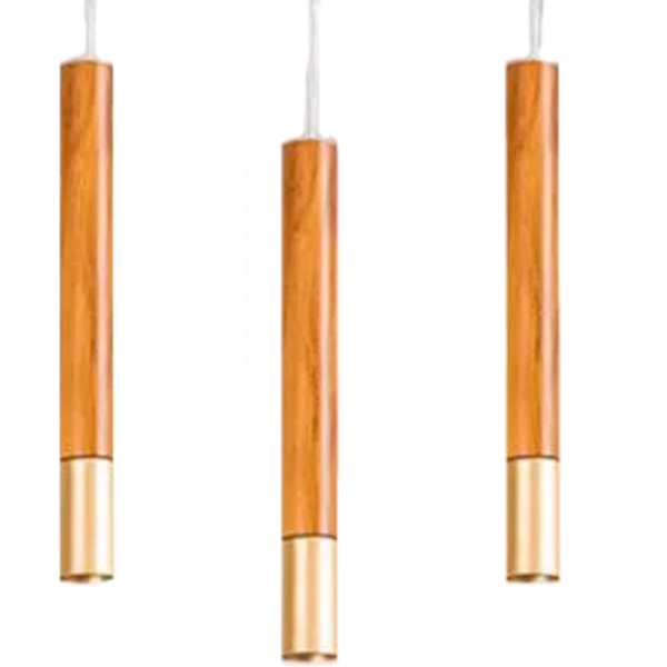 Pendente Tubo 1x Gu-10 Mini Dic Castanho Madelustre 3104 Ct