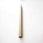 Pendente Tubo Champanhe 50cm 1xgu10 Cabo 3m Starlumen St643