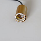 Pendente Tubo Cilindro Alumínio 4x6cm E27 Dourado St458