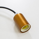 Pendente Tubo Cilindro Alumínio 6cm Cobre + Filamento Carbono