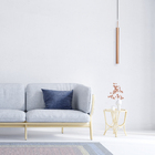 Pendente Tubo Cilindro Cobre New Em Alumínio P/ Led Mr11 St642