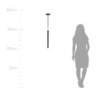 Pendente Tubo Cilindro Marrom Em Alumínio P/ Led Mr11 St642