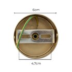 Pendente Tubo Dourado Led 5w Luz Quente Dcd02159d Sindora St2