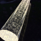 Pendente Tubo Vidro Dourado 60cm Led 3w 3200k Bivolt