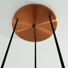 Pendente Tubular Triplo Design Volare Cobre