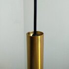 Pendente Tubular Triplo Design Volare Dourado