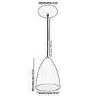 Pendente Vegas Premium Gourmet Em Aluminio Branco/cobre