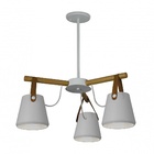 Pendente Vellar 695/3 Branco Fosco (45x24x45) 3 Lampada Soque