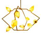 Pendente Vênus Bronze + 9 Led G9 5w Branco Frio 110v St1781