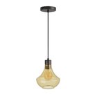 Pendente Verbena - Vidro Âmbar 1xe27 Blumenau Iluminação