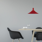 Pendente Vermelho Metal Maozi Luz Vita