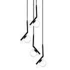 Pendente Vertex Preto Com 4 Lâmpadas G9 De Led - Vertex4-pt