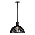 Pendente Vesper Madeira Oslo G Preto