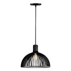 Pendente Vesper Madeira Oslo G Preto