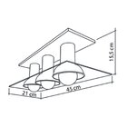 Pendente Vidro Espelhado Startec Branco