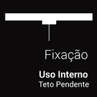 Pendente Vidro Lacrima Fumê E27