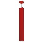 Pendente Viena Quadrado 90cm Woods Vermelho
