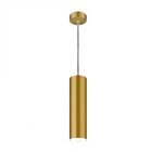 Pendente Viena Tubo 30cm Woods Dourado
