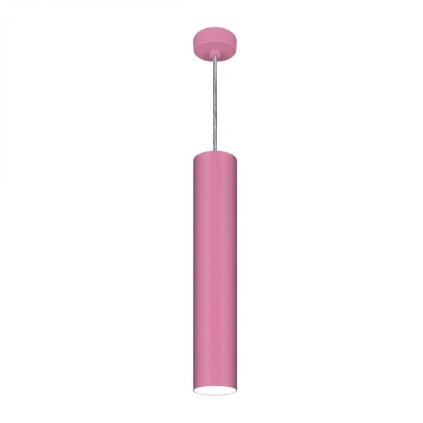 Pendente Viena Tubo 45cm Woods Rosa Bebê