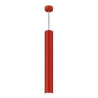 Pendente Viena Tubo 60cm Woods Vermelho