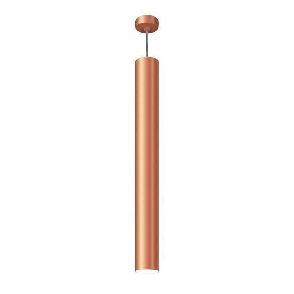 Pendente Viena Tubo 90cm Woods Cobre Brilho